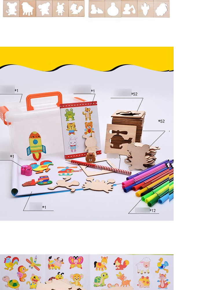 Bộ Khuôn Vẽ Tranh Và Tô Màu Bằng Gỗ Cho Bé 7 f1f8d6cb715309db664d0f8cdcd43f01