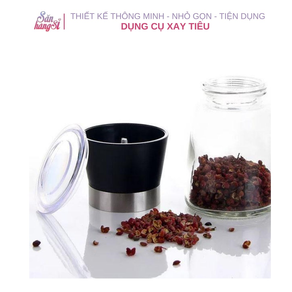Dụng cụ xay tiêu thủy tinh đa năng cầm tay 21 Dụng cụ xay tiêu